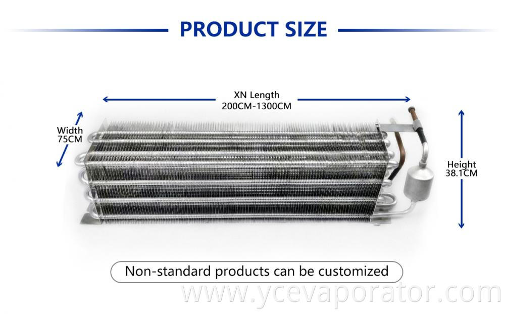 Evaporator Cooling Customs Coils For Small Refrigeration Van